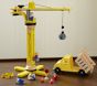 Construction Crane & Dump Truck