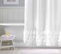 Ruffle Bottom Shower Curtain