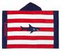 Classic Rugby Shark Baby Beach Hooded Towel UPF 50+
