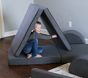 Foamnasium Blocksy + Play Couch, Performance Heathered Basketweave