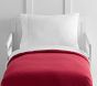 Solid Flannel Toddler Duvet Cover (Crib Sized)