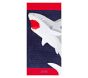 St Tropez Shark Icon Kid Beach Towel UPF 50+