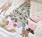 Blush Holly Jolly Santa Baby Quilt