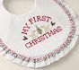 My First Christmas Embroidered Bib