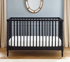 Chris Loves Julia Turned Wood Convertible Crib