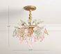 Princess Garden Flower Semi Flush Mount (16")