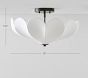 Chris Loves Julia Parasol Semi-Flush Mount (18")