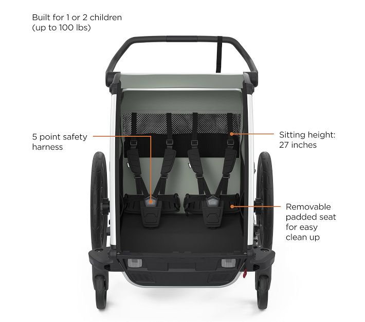 Thule Chariot Lite Double Bike Trailer | Pottery Barn Kids