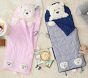 Bear Gingham Shaggy Head Sleeping Bag