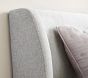 Carter Wingback Upholstered Bed