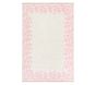 LoveShackFancy Floral Border Performance Washable Reversible Rug