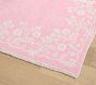 LoveShackFancy Floral Border Performance Washable Reversible Rug