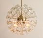 Open Box: Tutu du Monde Chandelier (34"H) - Glass Stars, Antique Brass