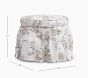 LoveShackFancy Damask Print Ottoman
