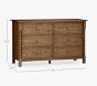Chris Loves Julia 6-Drawer Stacked Ball Dresser (56w x 20d")