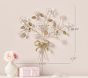 LoveShackFancy Crystal Flowers Lit Decor (20"x 20")