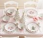 Pink Christmas Faux Leather Placemat