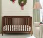 Holiday Trains Organic Cotton Crib Fitted Sheet