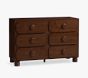 Open Box: Oliver 6 Drawer Dresser (51"W x 20"D) - Heritage Walnut