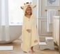 Giraffe Luxe Faux Fur Kid Hooded Towel