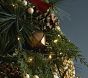Chris Loves Julia Faux Pine Ribbon Light Up Wreath
