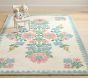Hill House Home Wool Viscose Blue Floral Medallion Rug