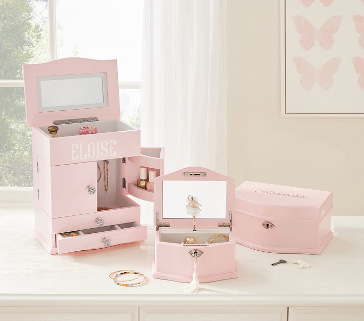 Pink Abigail Jewelry Box Collection | Pottery Barn Kids