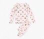 Blush Holly Jolly Santa Bamboo Viscose Tight Fit Kid Pajama Set