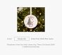 Personalized Pink Santa Christmas Ornament