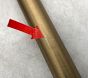 Open Box: Classic Steel Curtain Rod &amp; Finials (28"-48", 0.75") - Antique Brass