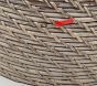 Open Box: Quinn Hamper (16"Diam x 24"H) - Whitewash
