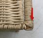 Open Box: Palmer Scalloped Tiered Stacked Organizer (14.5"W x 16.5"H) - Natural