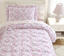 LoveShackFancy Floral Heart Quilt & Shams