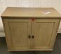 Open Box: Cameron Modular Wall Storage Cabinet with Doors - Seadrift, Antique Bronze Hardware