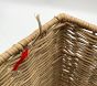 Open Box: Palmer Scalloped Stackable Bins, Set of 2 - Natural
