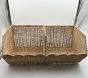 Open Box: Palmer Scalloped Stackable Bins, Set of 2 - Natural