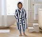 Striped Sherpa Kid Robe