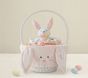 Open Box: Long Ear Fur Bunny Easter Basket Liner, Large - Pink