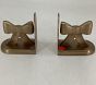 Open Box: Ava Ribbon Bookends - Brass