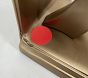 Open Box: Ava Ribbon Bookends - Brass