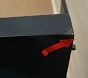 Open Box: Charlie Low Footboard Full Bed Conversion Kit Only - Weathered Navy