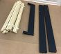 Open Box: Charlie Low Footboard Full Bed Conversion Kit Only - Weathered Navy