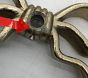 Open Box: LoveShackFancy Bow Single Curtain Rod, Small (28-48") - Brass