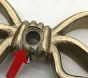 Open Box: LoveShackFancy Bow Single Curtain Rod, Small (28-48") - Brass