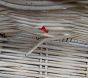 Open Box: Palmer Scalloped Changing Table Organizer - Natural