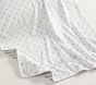 Dot Stripe Chamois Baby Blanket