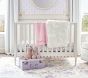 LoveShackFancy Textured Hearts Knit Baby Blanket