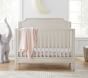 Meredith Allover Floral Organic Cotton Crib Fitted Sheet