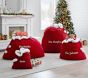 Red Fleece Santa Bags