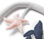 Ergobaby™ Evolve 3 in 1 Bouncer Ocean Wonders Toy Bar